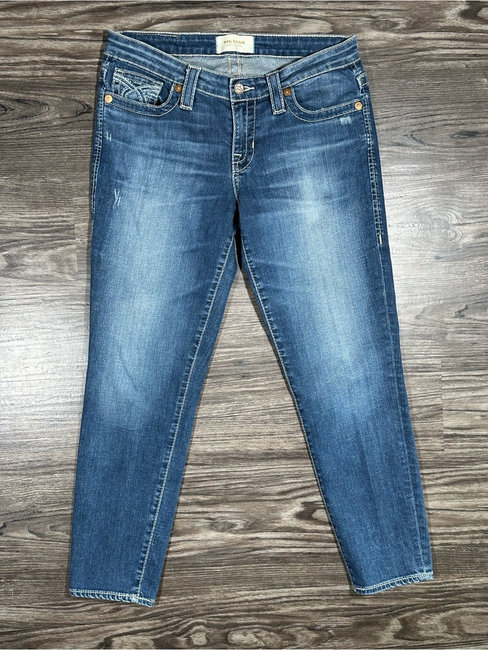 BIG STAR Low Rise Stretch REMY Skinny Ankle Jeans 28